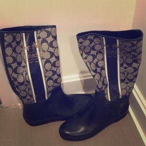 Coach rain boots !